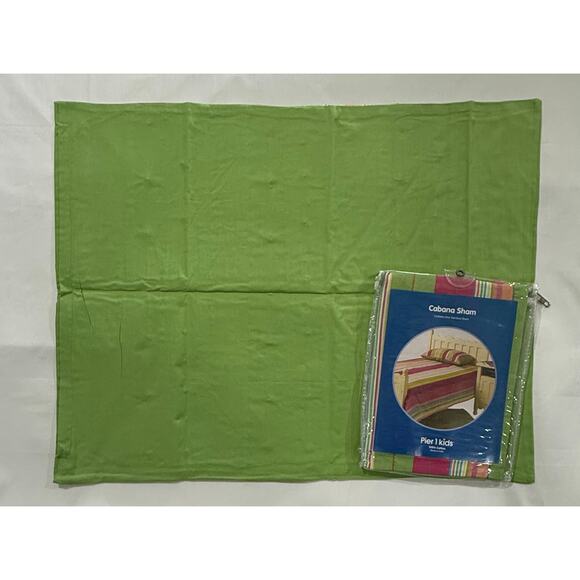 Pier 1 Kids Cabana Sham Standard Pillow Sham 5 Available SKU 009496963 NWT 0118 - Picture 7 of 7